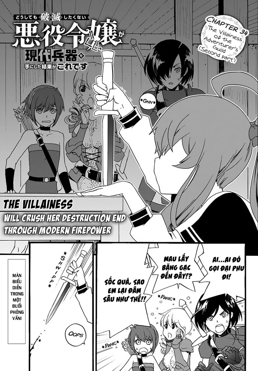 The Villainess Will Crush Her Destruction End Through Modern Firepower Chapter 34 - Trang 0