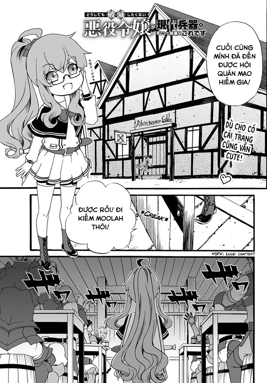 The Villainess Will Crush Her Destruction End Through Modern Firepower Chapter 33 - Trang 0