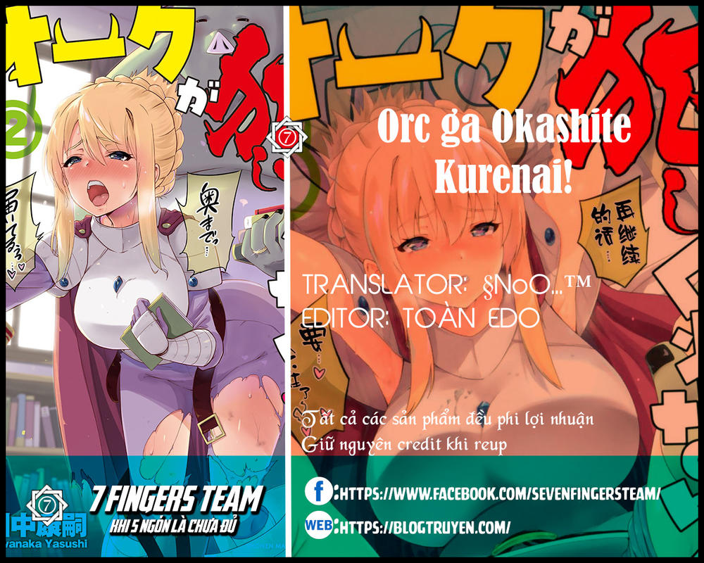 Orc Ga Okashite Kurenai! Chapter 14 - Trang 0