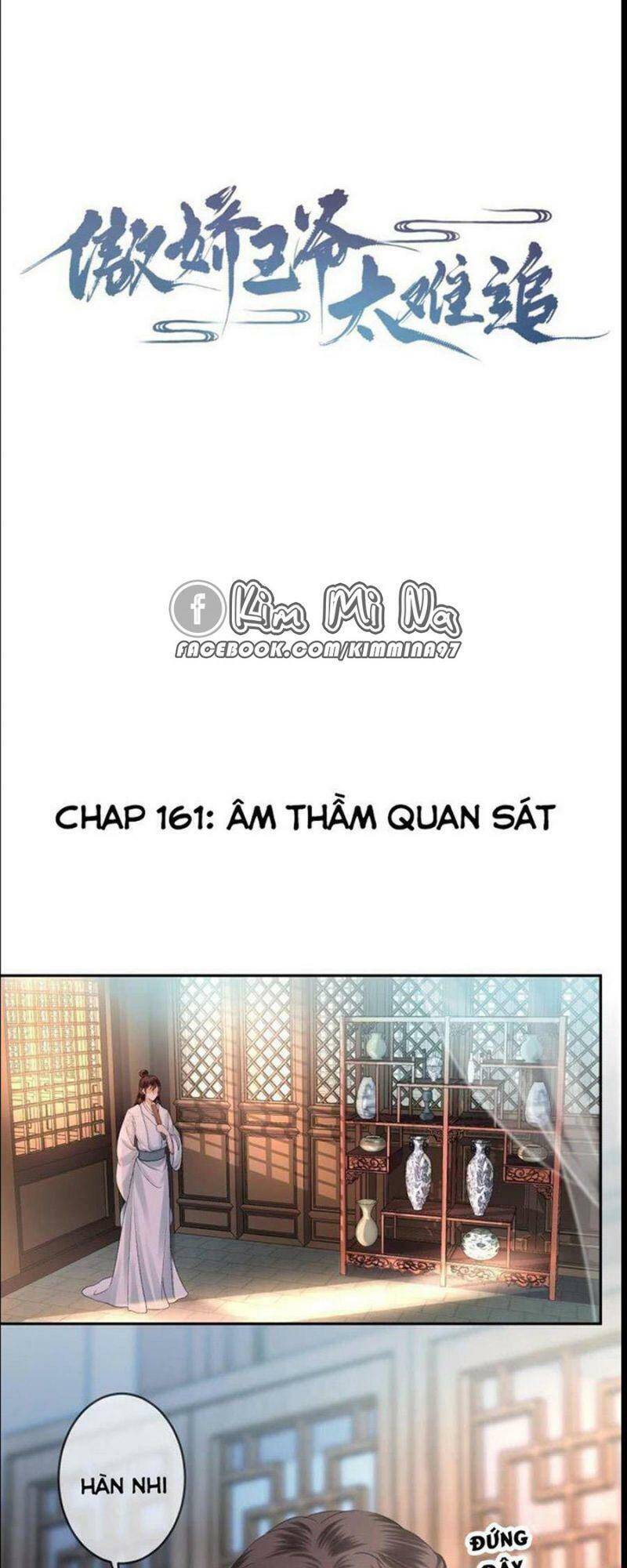 Vương Gia Kiêu Ngạo Quá Khó Cua Chapter 161 - Trang 0