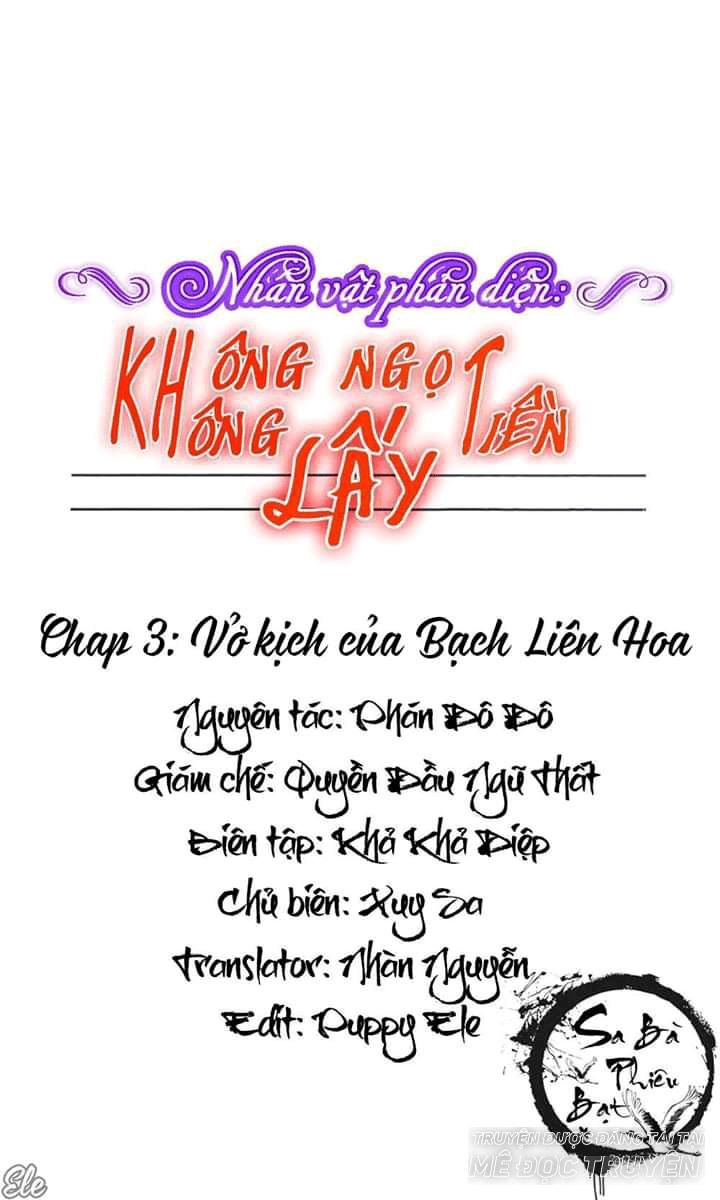 Nhân Vật Phản Diện: Không Ngọt Không Lấy Tiền Chapter 3.1 - Trang 0