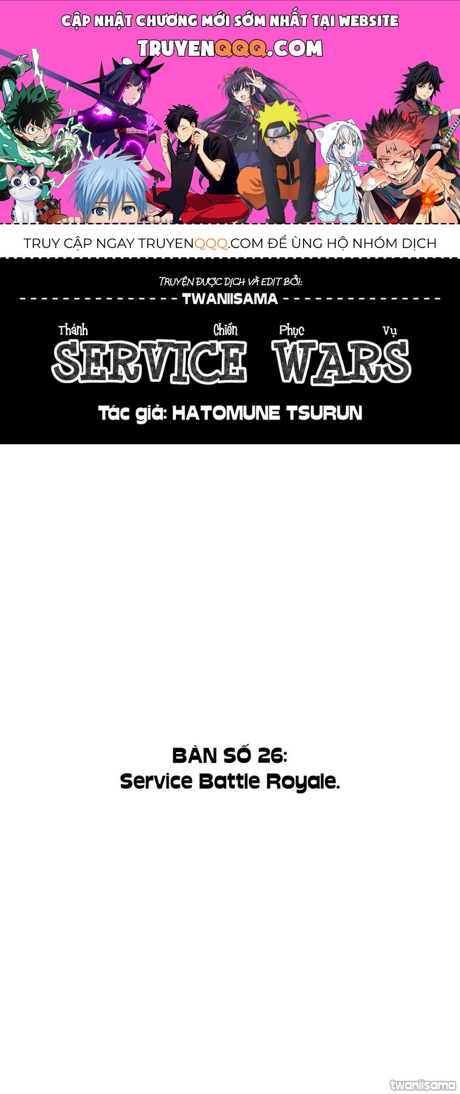 Service Wars - Thánh Chiến Phục Vụ Chuong 26 - Trang 0