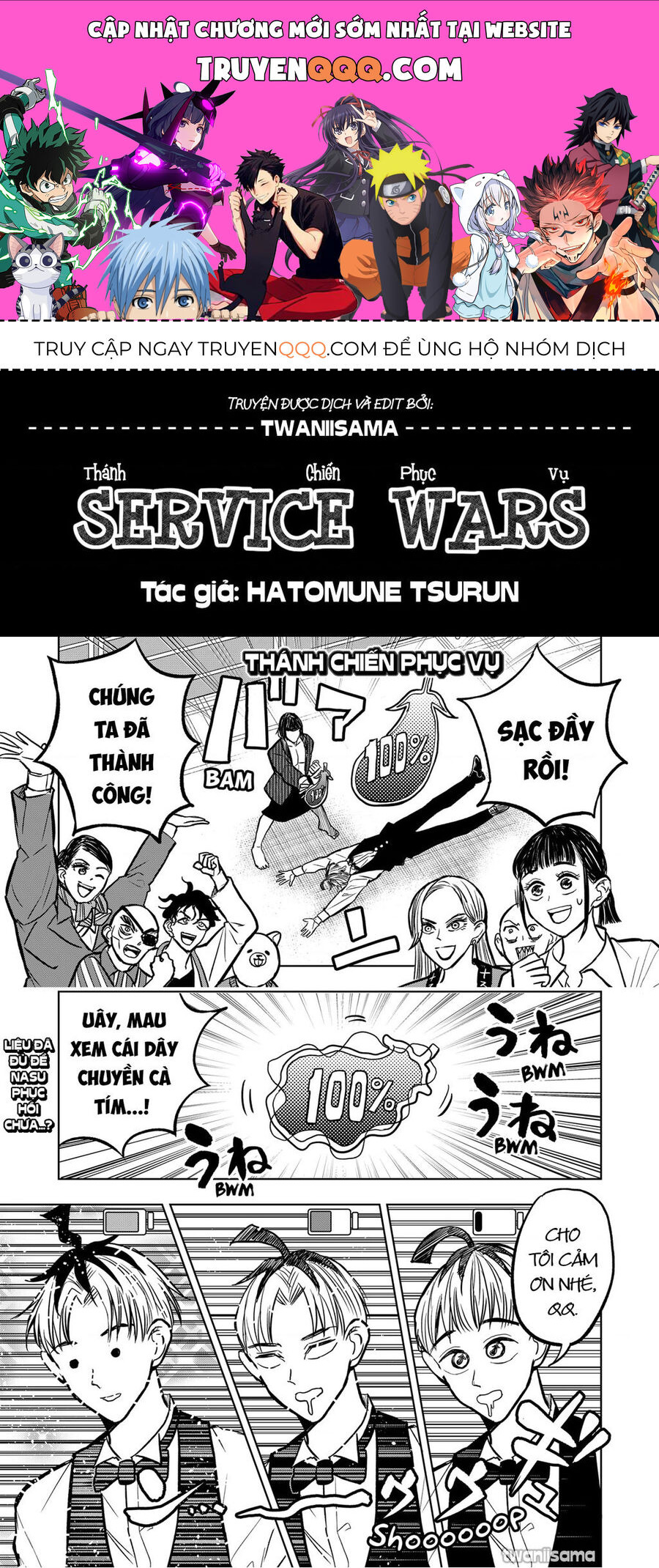 Service Wars - Thánh Chiến Phục Vụ Chuong 35 - Trang 0