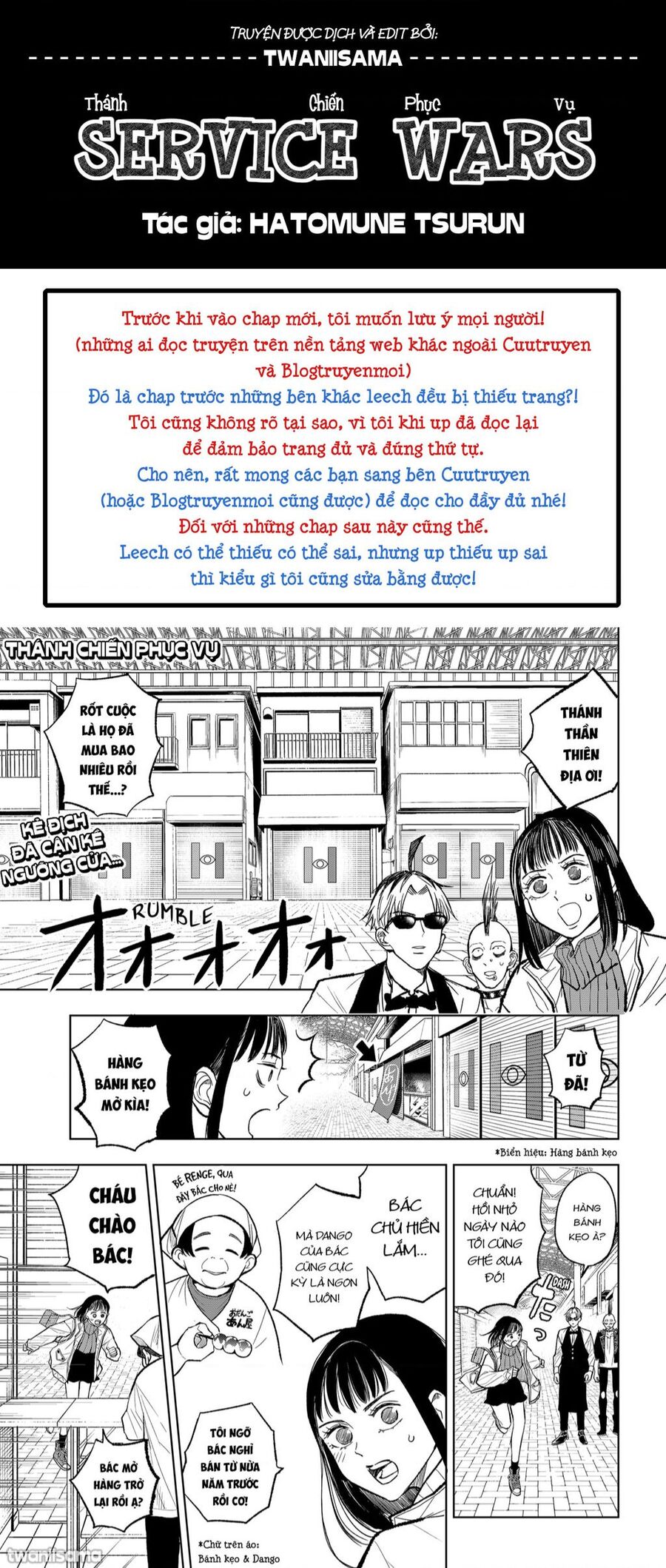 Service Wars - Thánh Chiến Phục Vụ Chuong 9 - Trang 0