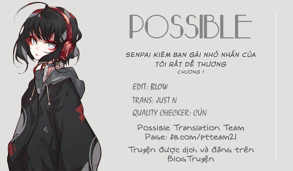 Senpai Kiêm Bạn Gái Nhỏ Nhắn Của Tôi Rất Dễ Thương Chapter 1 - Trang 1