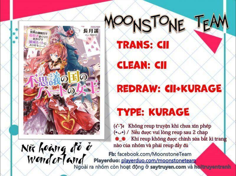 Nữ Hoàng Cơ Đỏ Ở Wonderland Chapter 4.1 - Trang 0