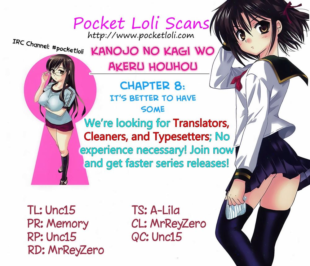 Kanojo No Kagi Wo Akeru Houhou Chapter 8 - Trang 0