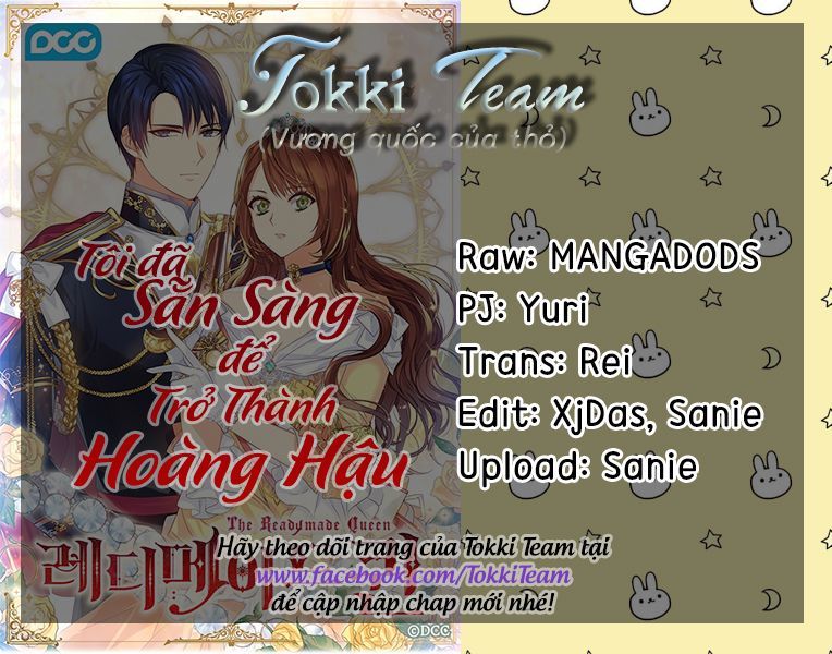 Tôi Đã Sẵn Sàng Để Trở Thành Hoàng Hậu Chapter 1 - Trang 0