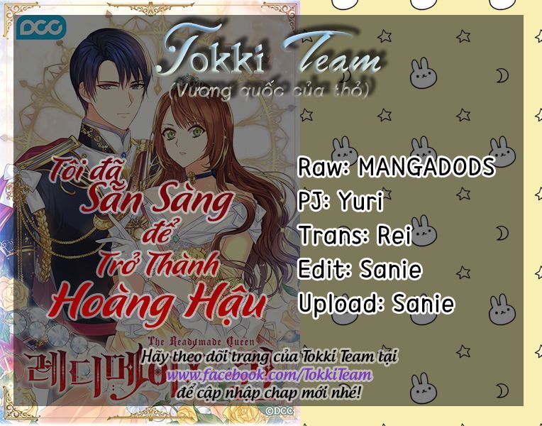 Tôi Đã Sẵn Sàng Để Trở Thành Hoàng Hậu Chapter 2 - Trang 0