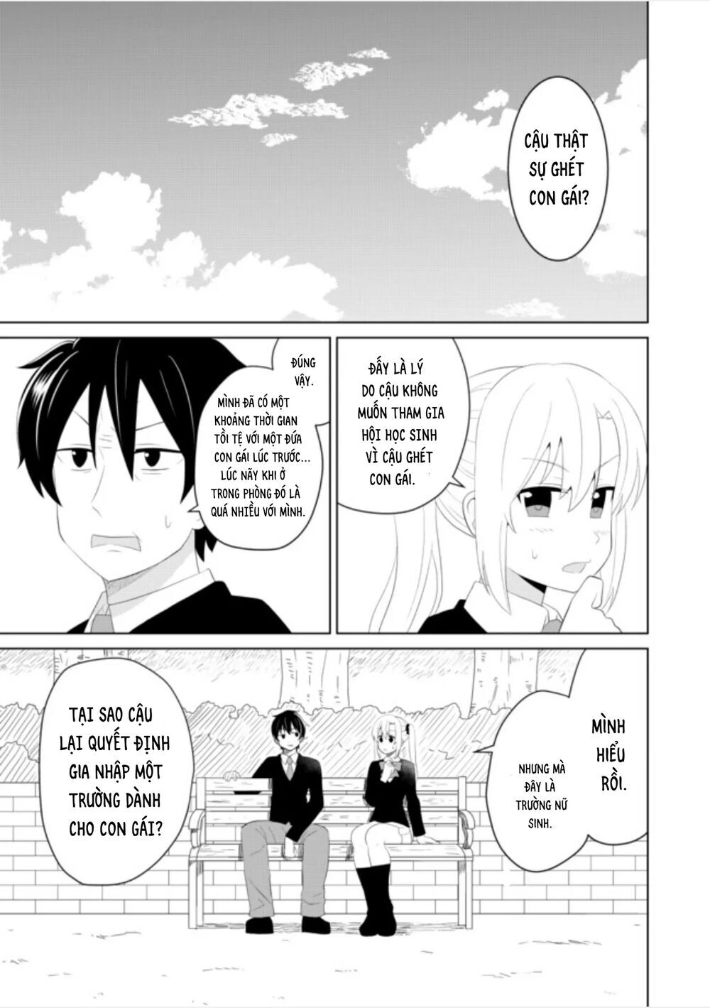 Chou Onna Kirai Na Ore Ga Isekai No Joshi-Ko Ni Ryugaku Suru Koto Ni Natta Chapter 4 - Trang 0