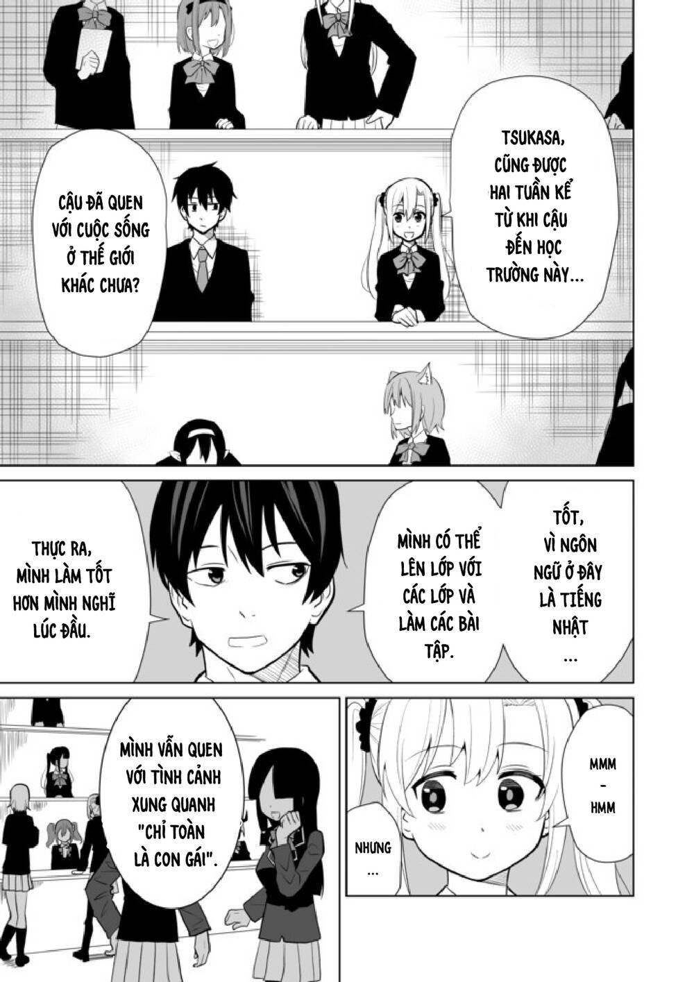 Chou Onna Kirai Na Ore Ga Isekai No Joshi-Ko Ni Ryugaku Suru Koto Ni Natta Chapter 13 - Trang 0