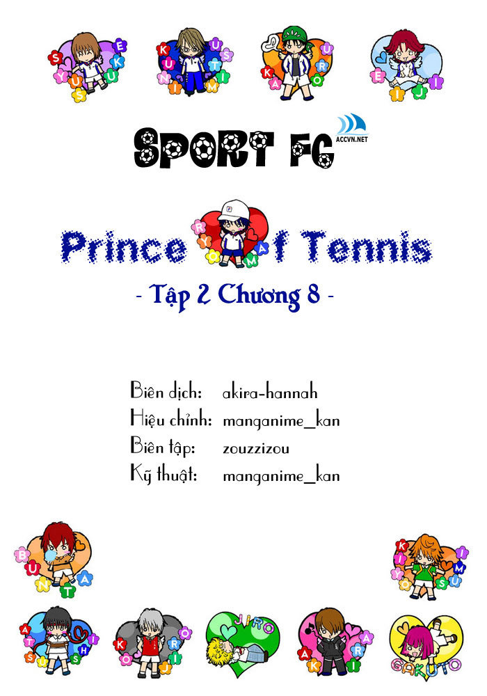 Hoàng Tử Tennis Chapter 8 - Trang 0