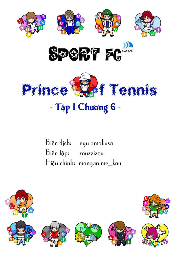 Hoàng Tử Tennis Chapter 6 - Trang 0
