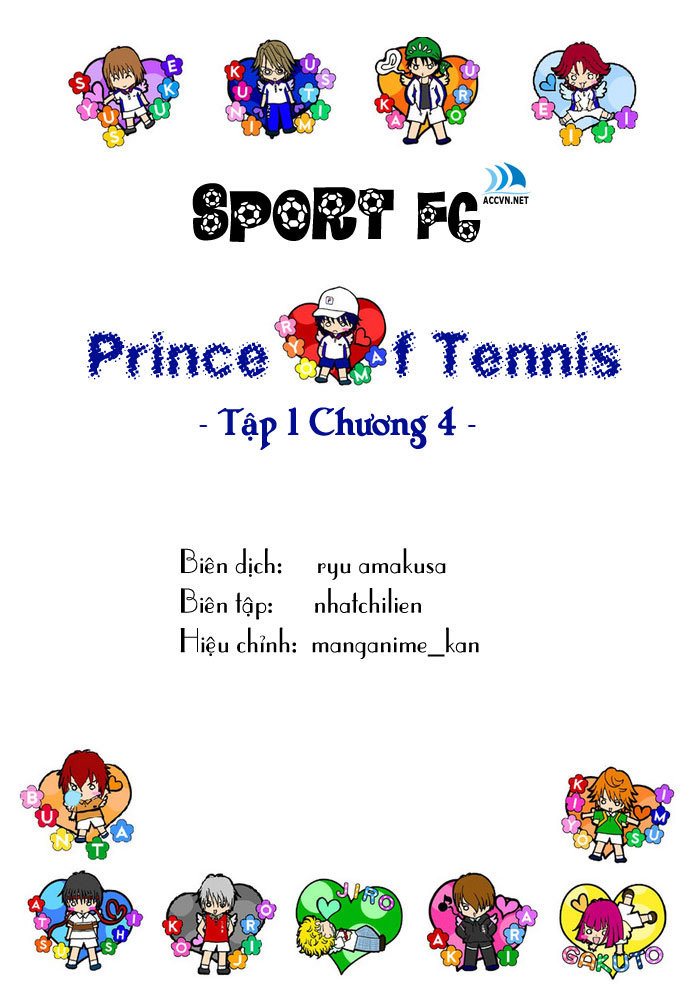 Hoàng Tử Tennis Chapter 4 - Trang 0