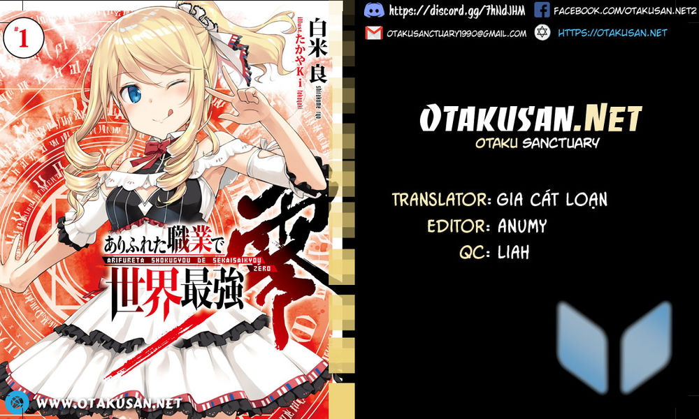 Arifureta Shokugyou De Sekai Saikyou Zero Chapter 1 - Trang 0