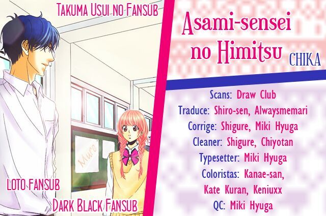 Asami-Sensei No Himitsu Chapter 2 - Trang 0