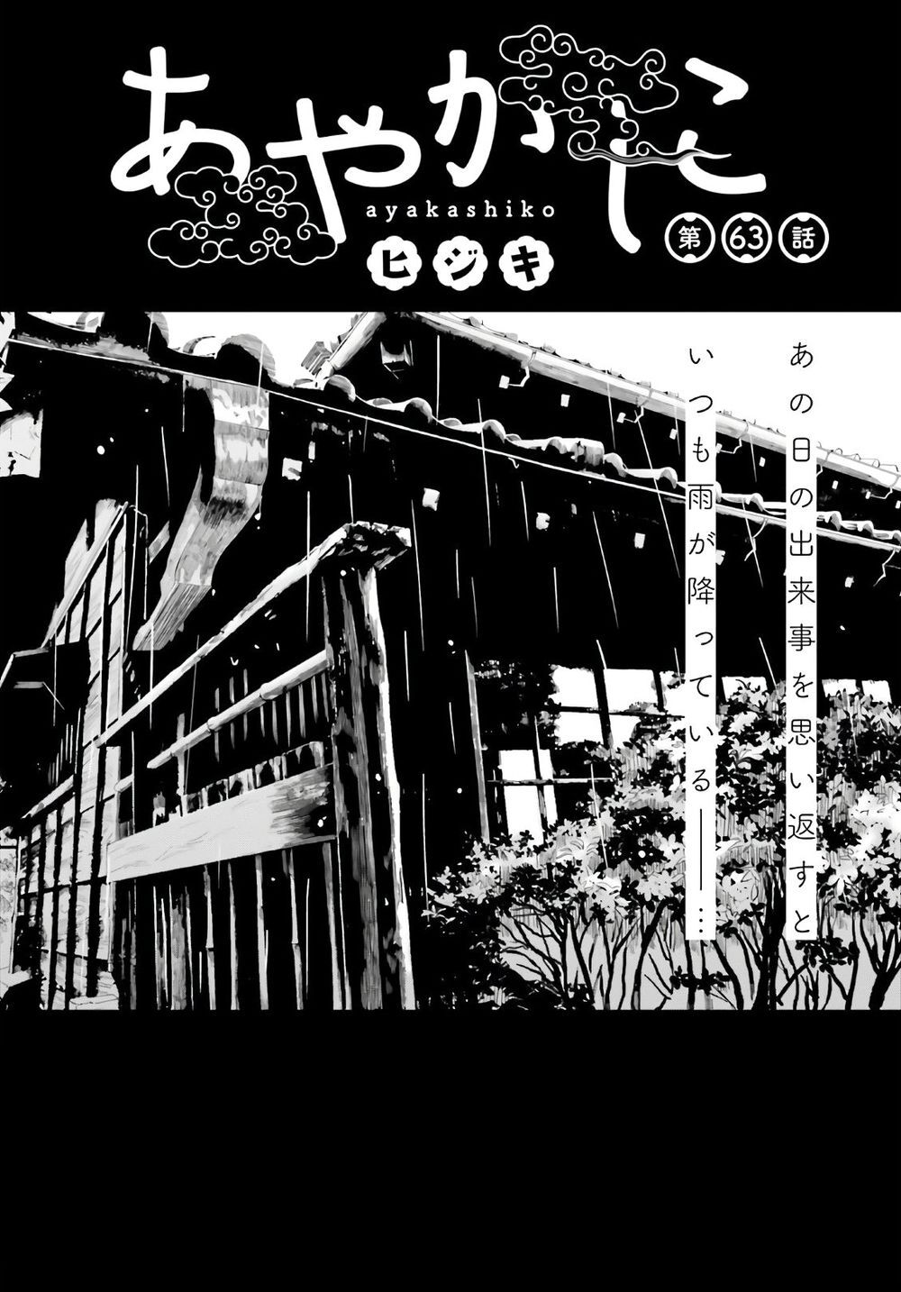 Ayakashiko Chapter 63 - Trang 0
