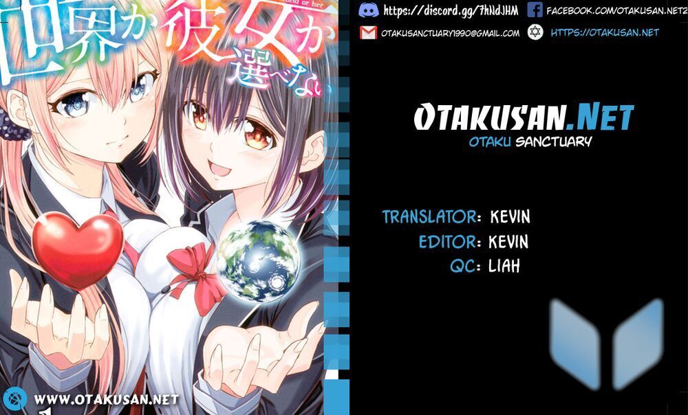 Sekai Ka Kanojo Ka Erabenai Chapter 34 - Trang 0