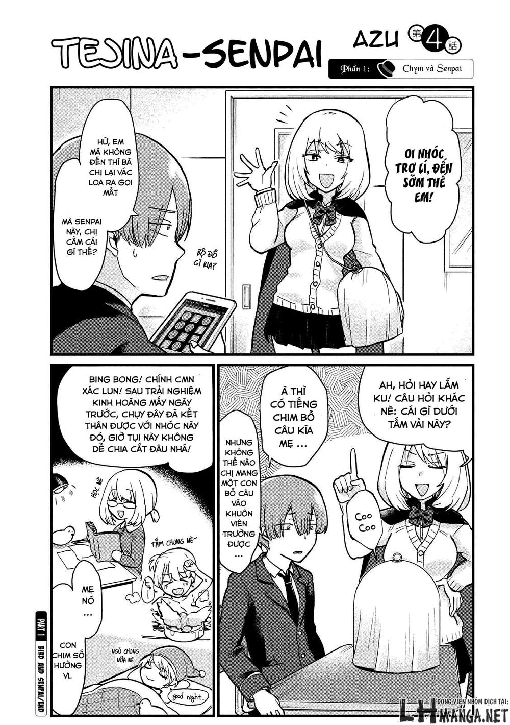 Tejina Senpai Chapter 4 - Trang 1