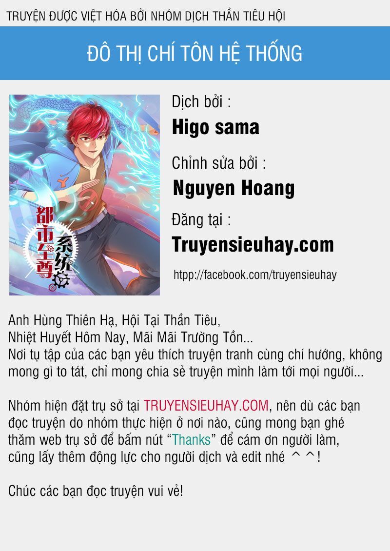 Đô Thị Chí Tôn Hệ Thống Chapter 2 - Trang 0