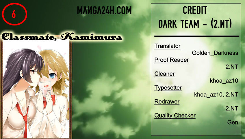 Classmate, Kamimura Yuuka Wa Kou Itta Chapter 6 - Trang 0