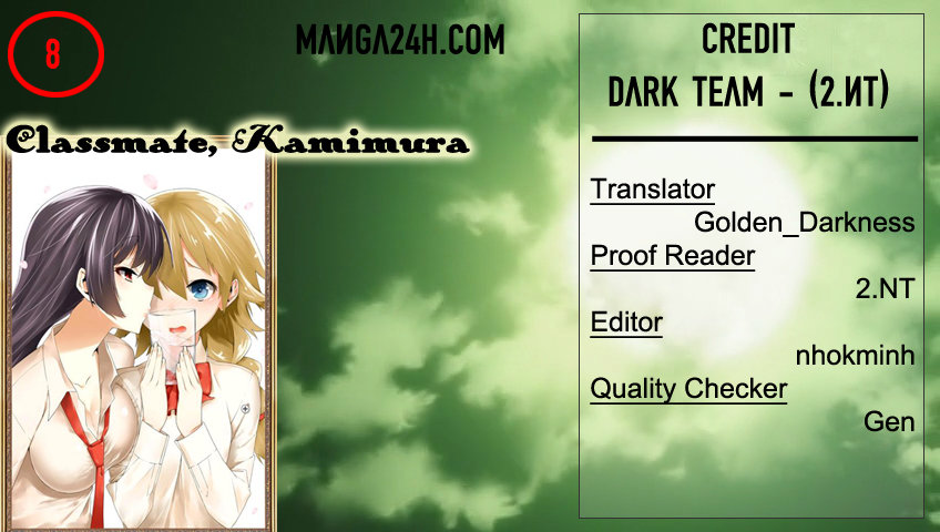 Classmate, Kamimura Yuuka Wa Kou Itta Chapter 8 - Trang 0