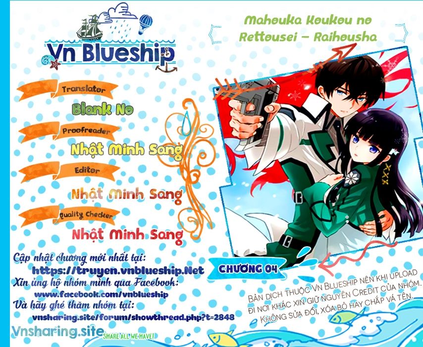 Mahouka Koukou No Rettousei – Raihousha Hen Chapter 4 - Trang 0