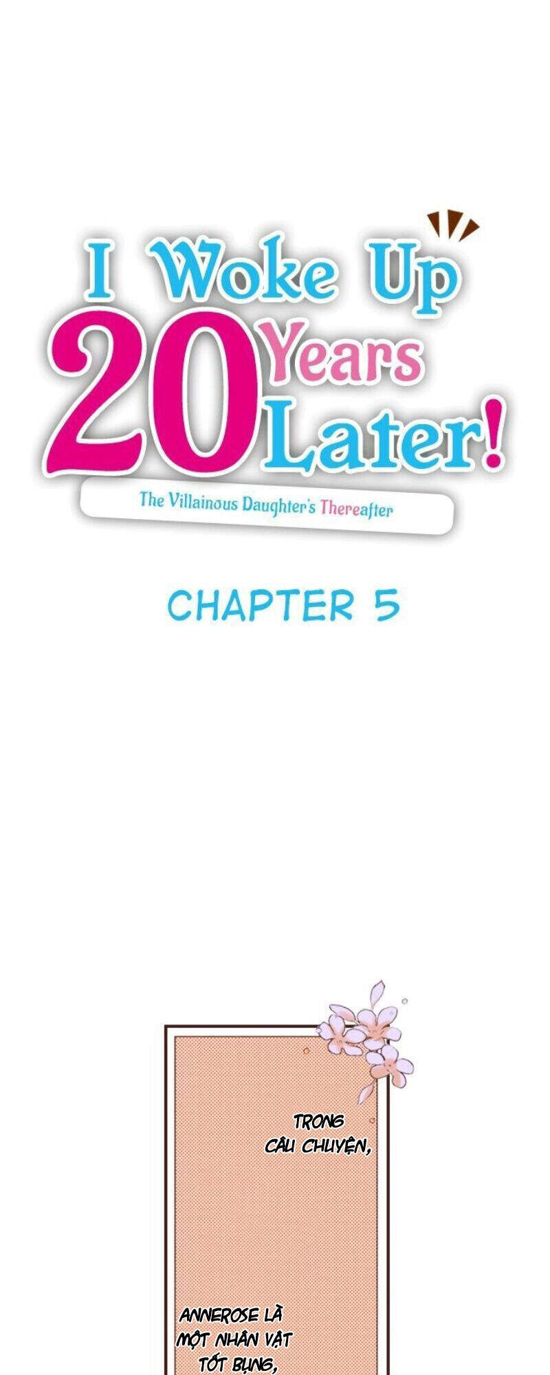 Tôi Tỉnh Lại Sau 20 Năm! Chapter 5 - Trang 0
