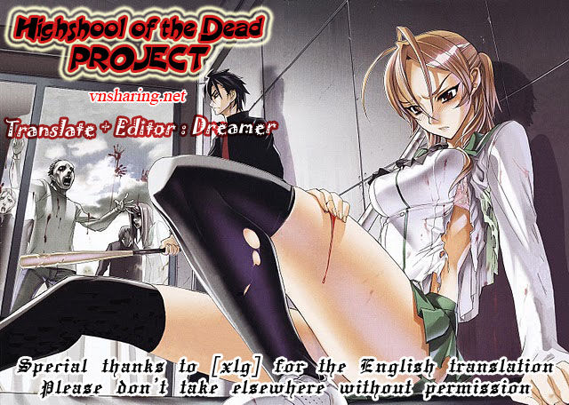 High School Of The Dead Chapter 1 - Trang 0