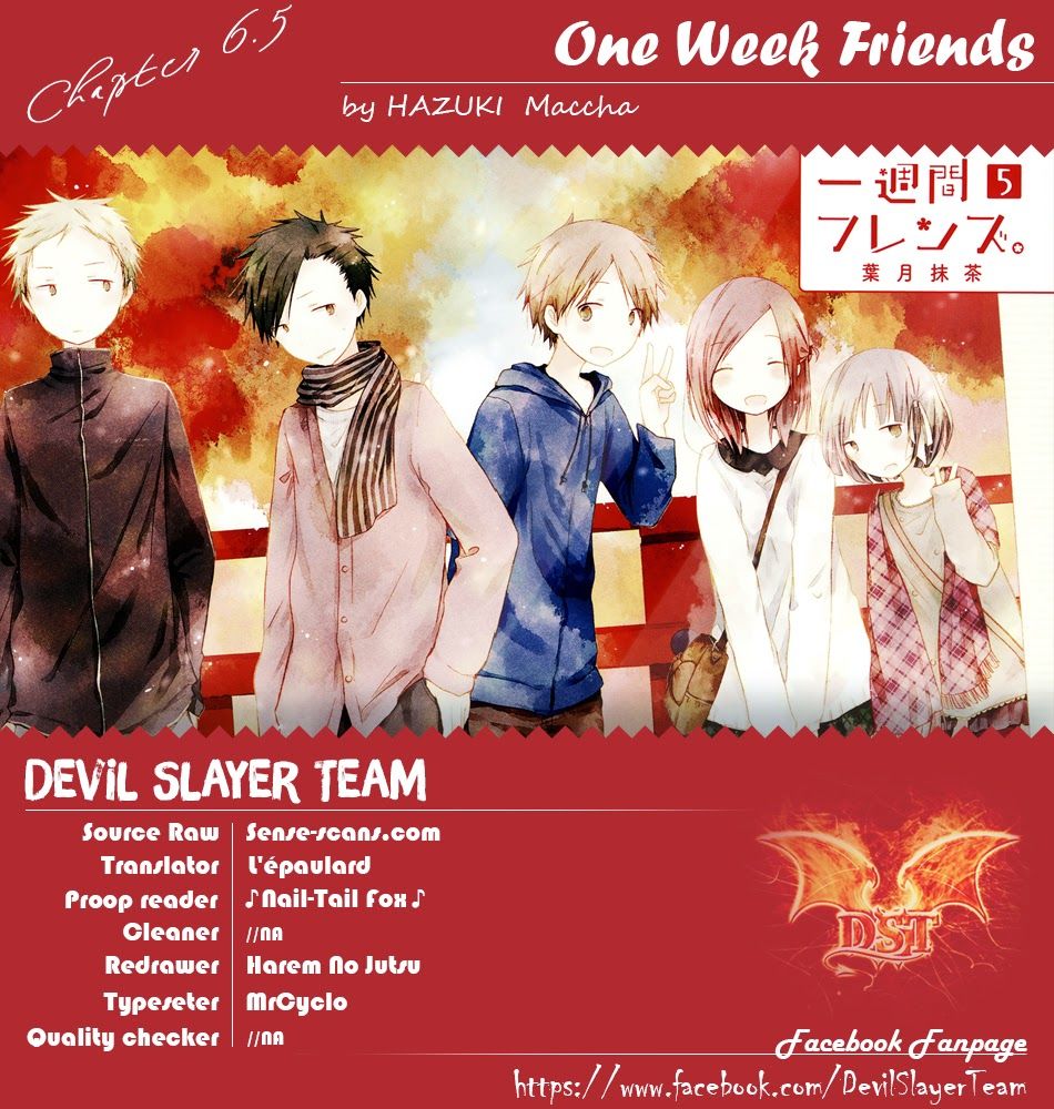 One Week Friends Dst Chapter 6.5 - Trang 0
