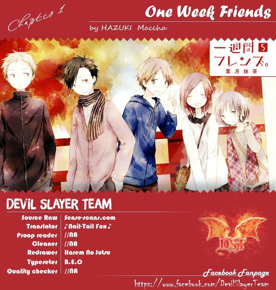 One Week Friends Dst Chapter 1 - Trang 0