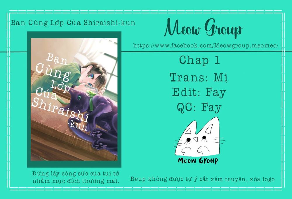 Bạn Cùng Lớp Của Shiraishi-Kun Chapter 1 - Trang 0