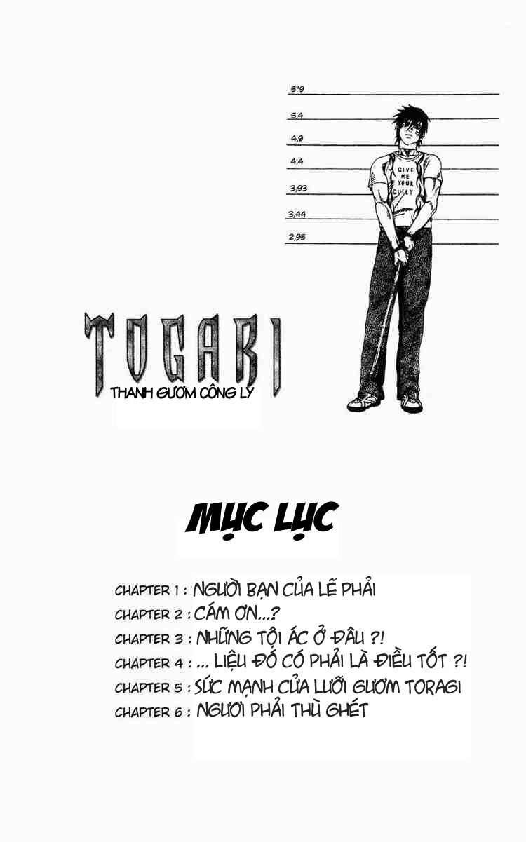 Togari Chapter 1 - Trang 0