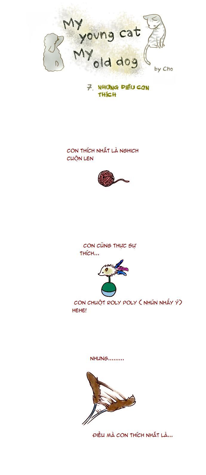 My Young Cat And My Old Dog Chapter 7 - Trang 0