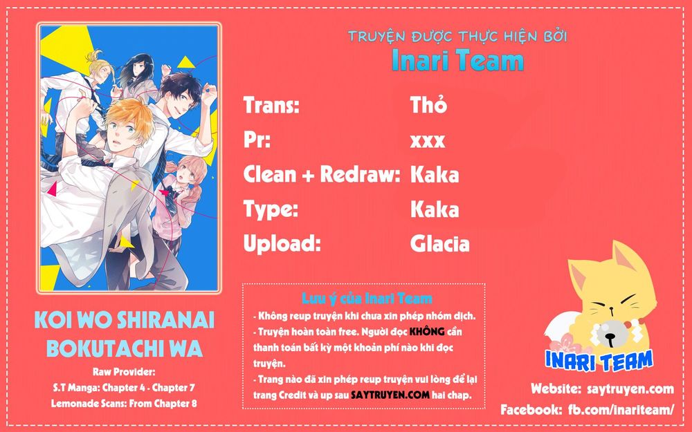 Koi Wo Shiranai Bokutachi Wa Chapter 10 - Trang 0