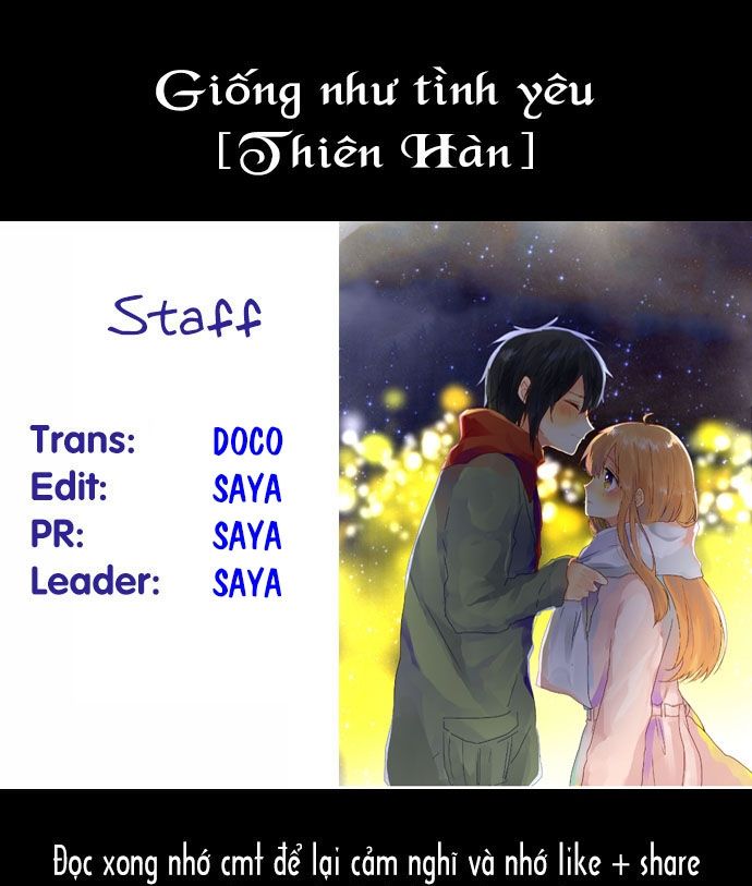 Giống Như Tình Yêu! Chapter 8.4 - Trang 0