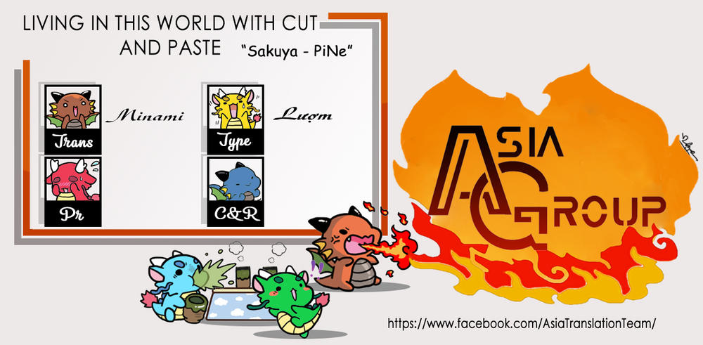 Living In This World With Cut & Paste Chapter 14.5 - Trang 0