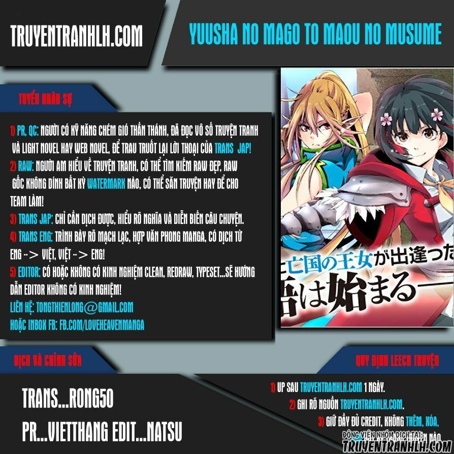 Yuusha No Mago To Maou No Musume Chapter 3 - Trang 0