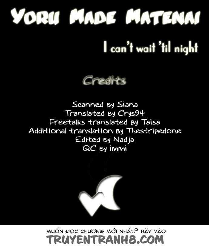 Yoru Made Matenai Chapter 1 - Trang 0