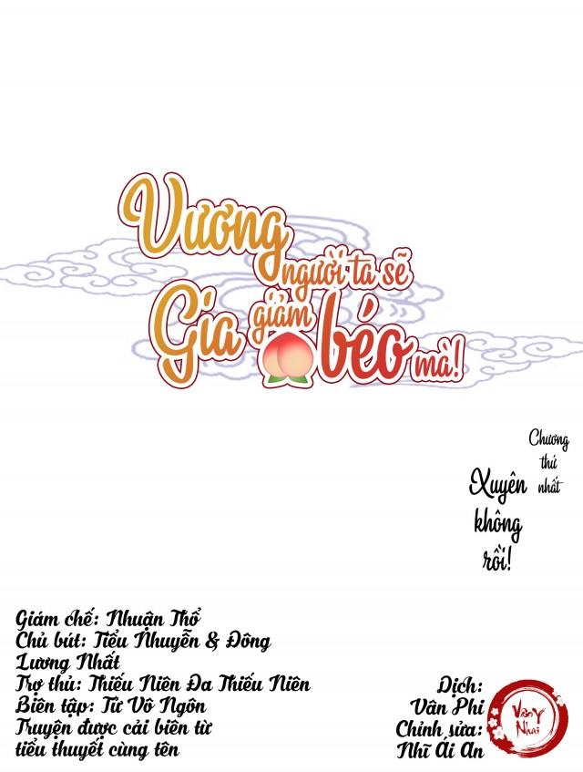 Vương Gia Người Ta Sẽ Giảm Béo Mà!!! Chapter 1 - Trang 0