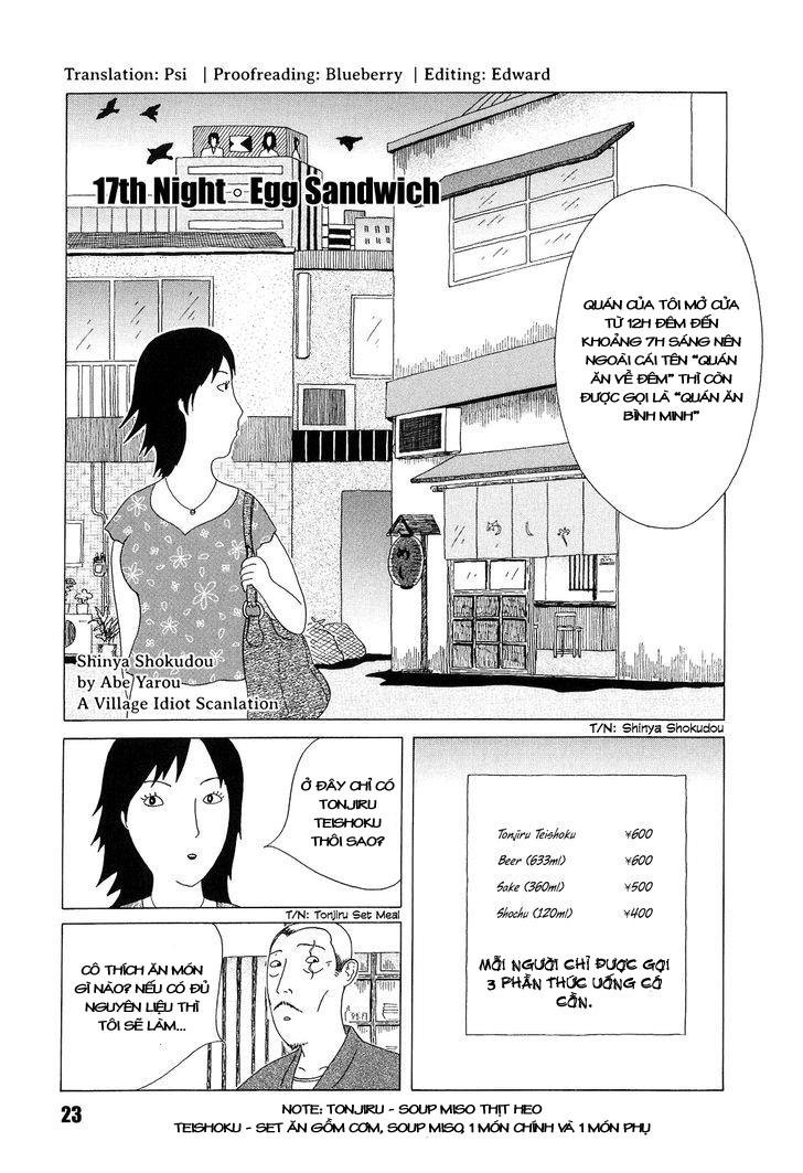 Quán Ăn Về Đêm Chapter 17 - Trang 1