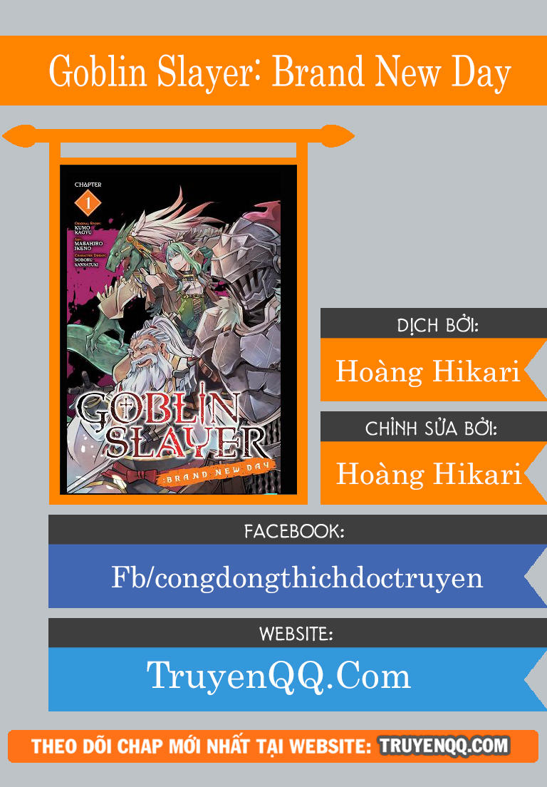 Goblin Slayer: Brand New Day Chapter 1 - Trang 0
