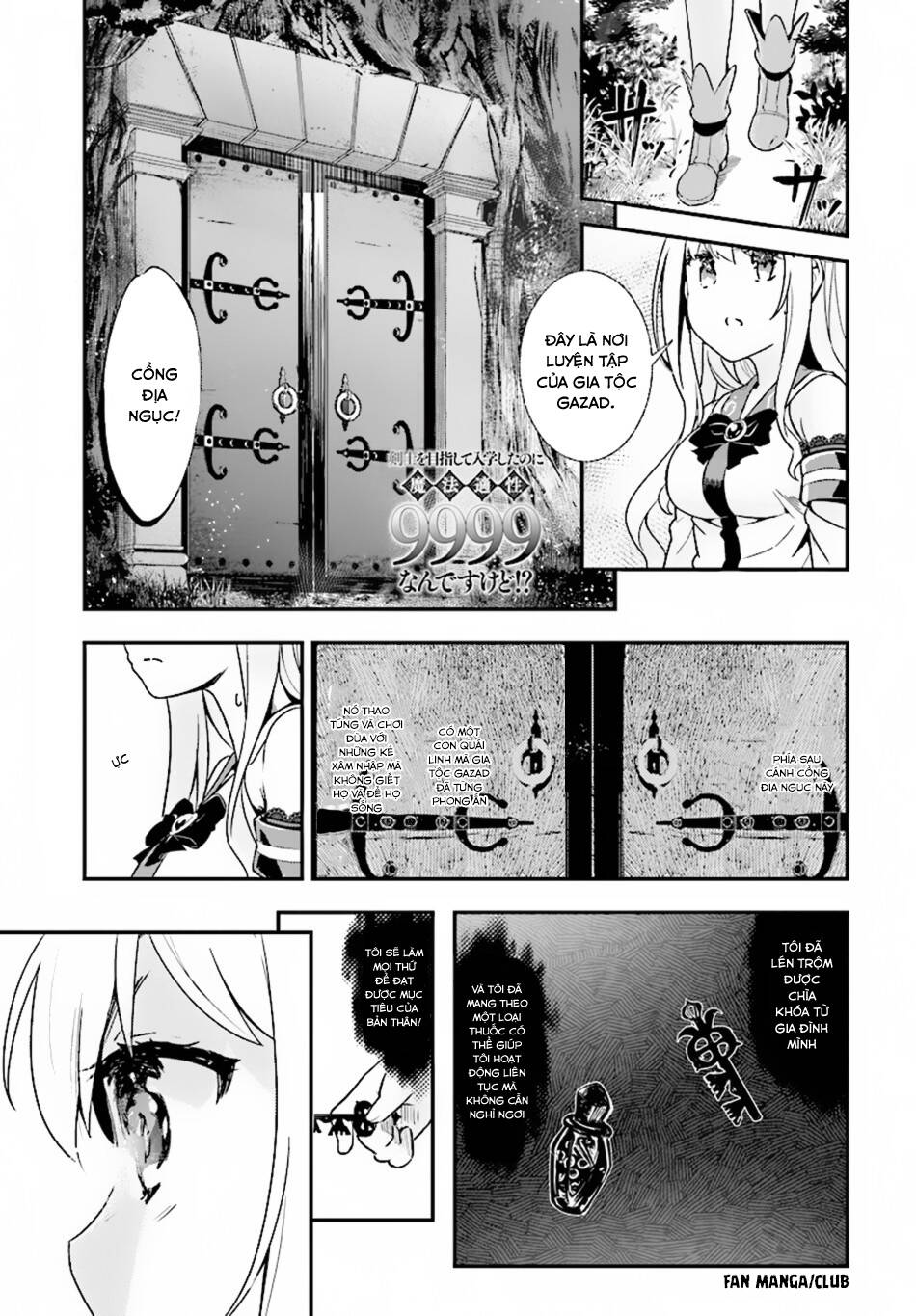 Kenshi O Mezashite Nyugaku Shitanoni Maho Tekisei 9999 Nandesukedo!? Chapter 8 - Trang 0