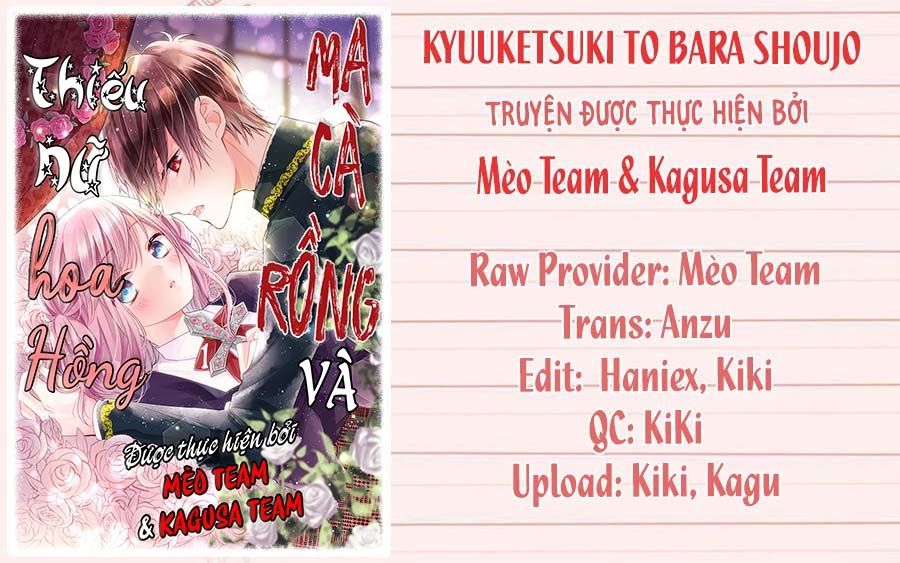 Ma Cà Rồng Và Thiếu Nữ Hoa Hồng Chapter 2 - Trang 0