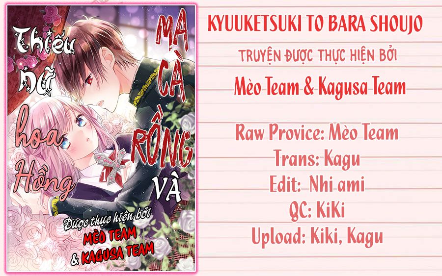 Ma Cà Rồng Và Thiếu Nữ Hoa Hồng Chapter 3 - Trang 0