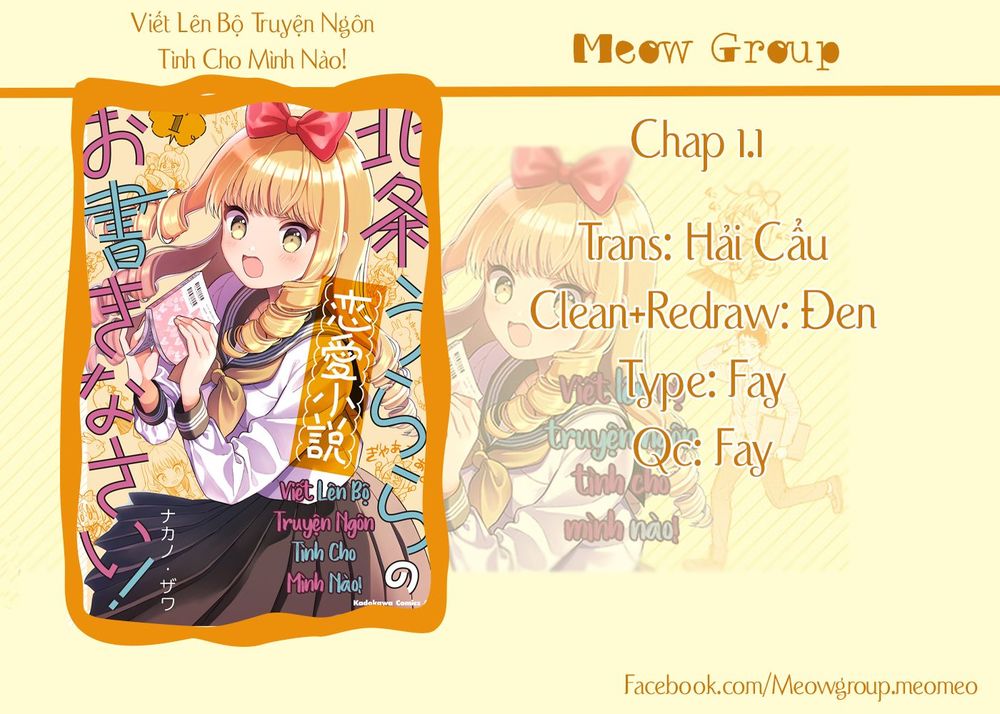 Viết Lên Bộ Truyện Ngôn Tình Cho Mình Nào! Chapter 1.1 - Trang 0
