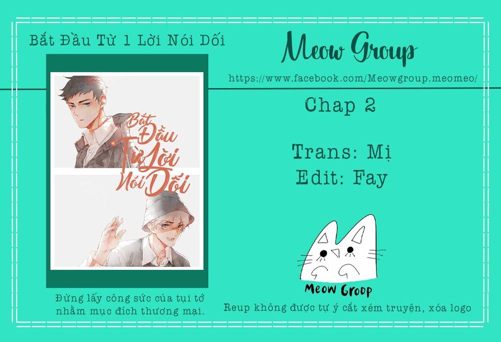 Bắt Đầu Từ 1 Lời Nói Dối Chapter 2 - Trang 0