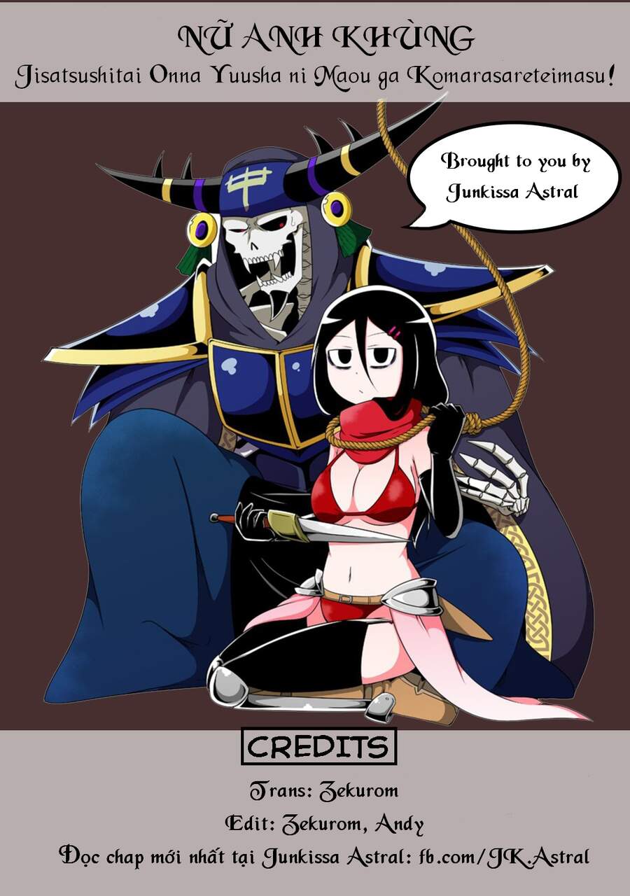 Jisatsushitai Onna Yuusha Ni Maou Ga Komarasareteimasu! Chapter 4 - Trang 0