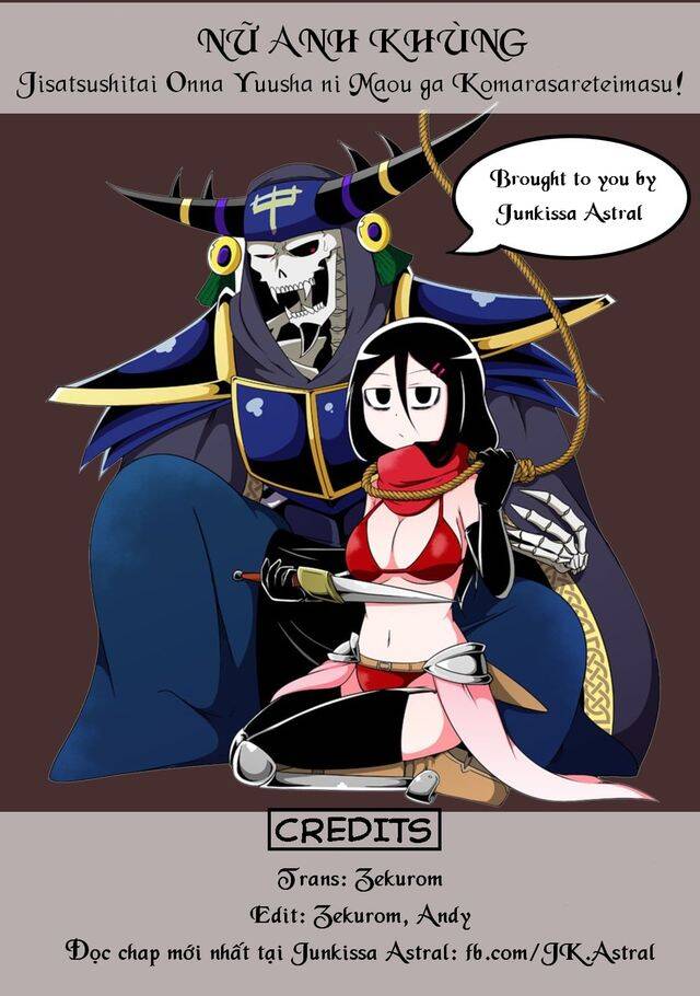 Jisatsushitai Onna Yuusha Ni Maou Ga Komarasareteimasu! Chapter 3 - Trang 0