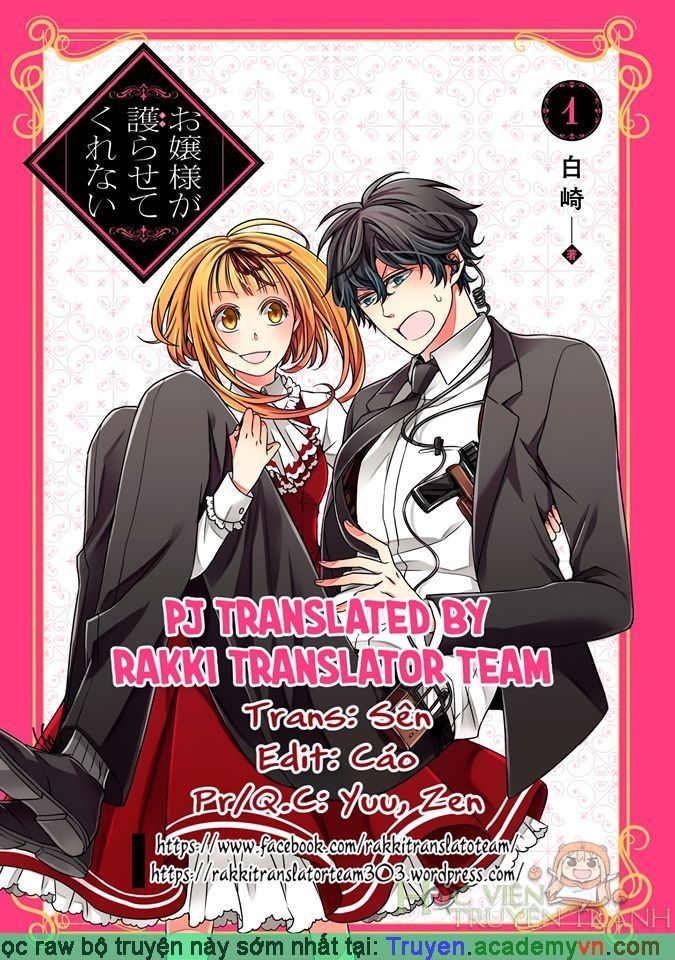 Ojou-Sama Ga Mamorasete Kurenai. Chapter 1 - Trang 1